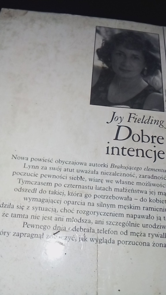 JOY FIELDING DOBRE INTENCJE CzerwionkaLeszczyny Kup teraz na
