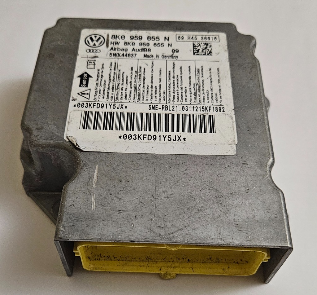 МОДУЛЬ СЕНСОР ПОДУШОК AIRBAG AUDI A4 B8 РЕСТАЙЛ A5 8T 8K0959655N 