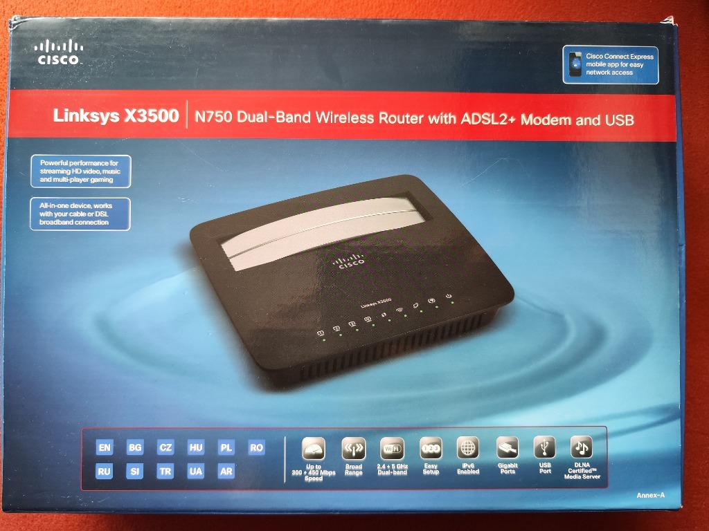 Router Linksys X3500 Dual Band Gigabit Piła Licytacja na Allegro