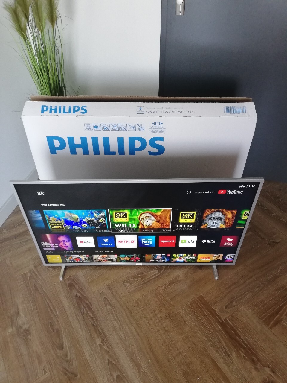 Philips 43" SMART TV 4K Dolby Vision Atmos DVBT2 Kęty Kup teraz na