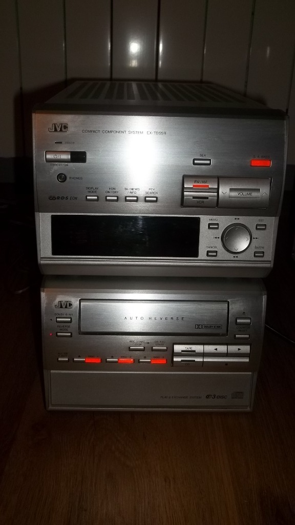 SUPER MINI WIEZA JVC EXTD55R KOLUMNY PILOT Lwówek Licytacja na Allegro Lokalnie