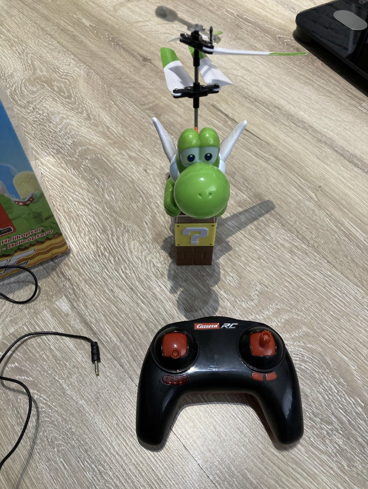 Carrera RC super mario copter helikopter rc Yoshi Opatówek
