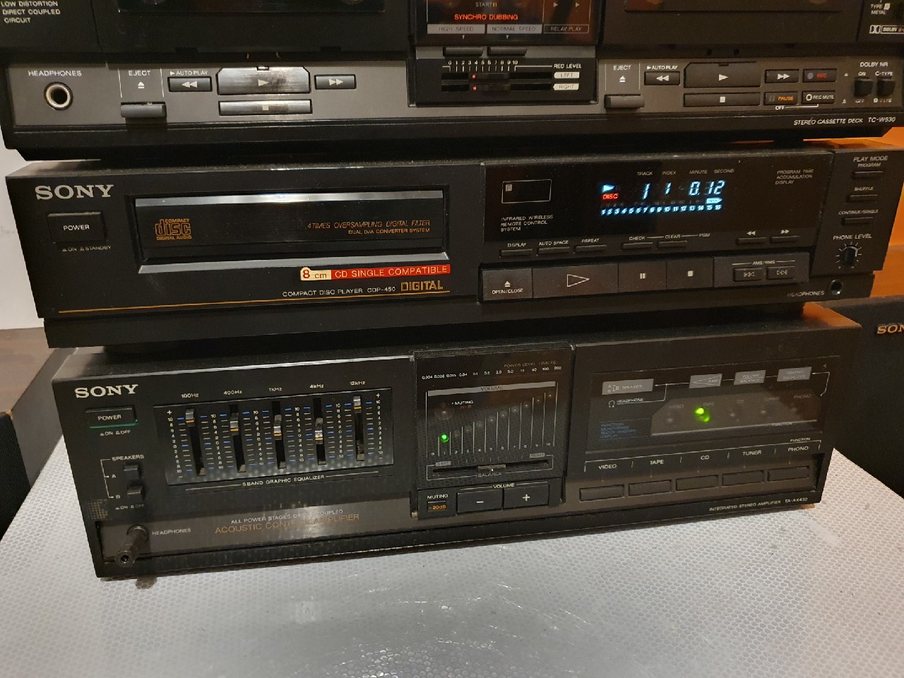 Wieża HiFi Sony z Kolumnami Japan 1985 Vintage | Katowice