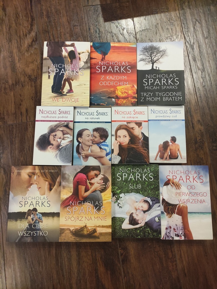 Kolekcja 11 książek Nicholas Sparks Świętochłowice Kup teraz na Allegro Lokalnie