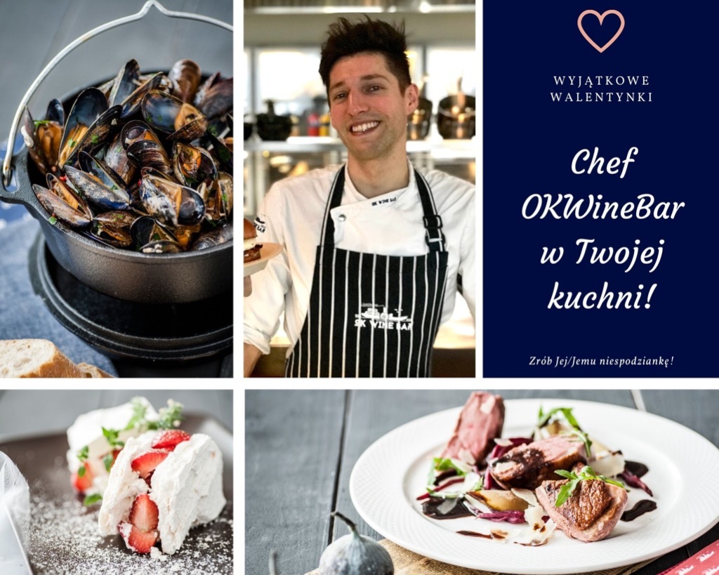 Zdjęcie oferty: Chef OKWineBar gotuje u Ciebie na Walentynki 