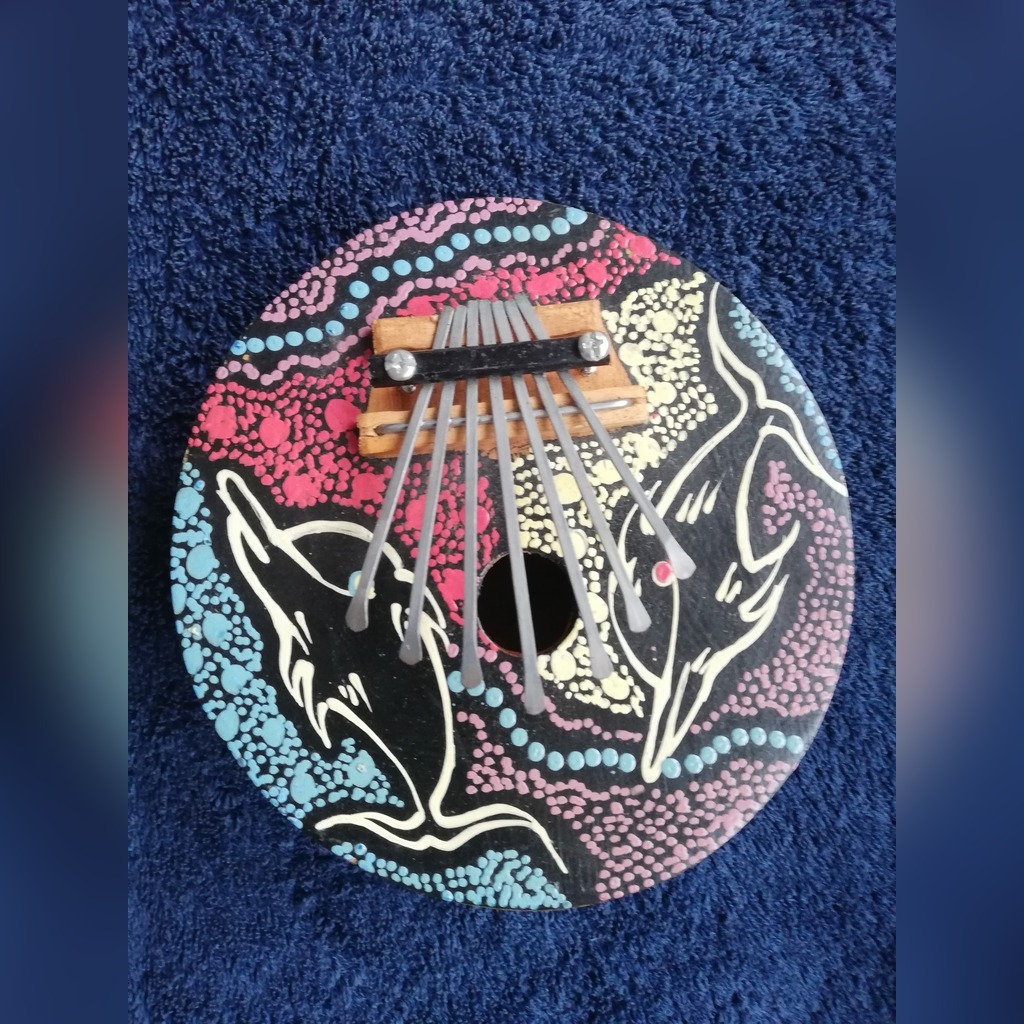 Karimba orientalny instrument Bali z kokosa Katowice Kup teraz na