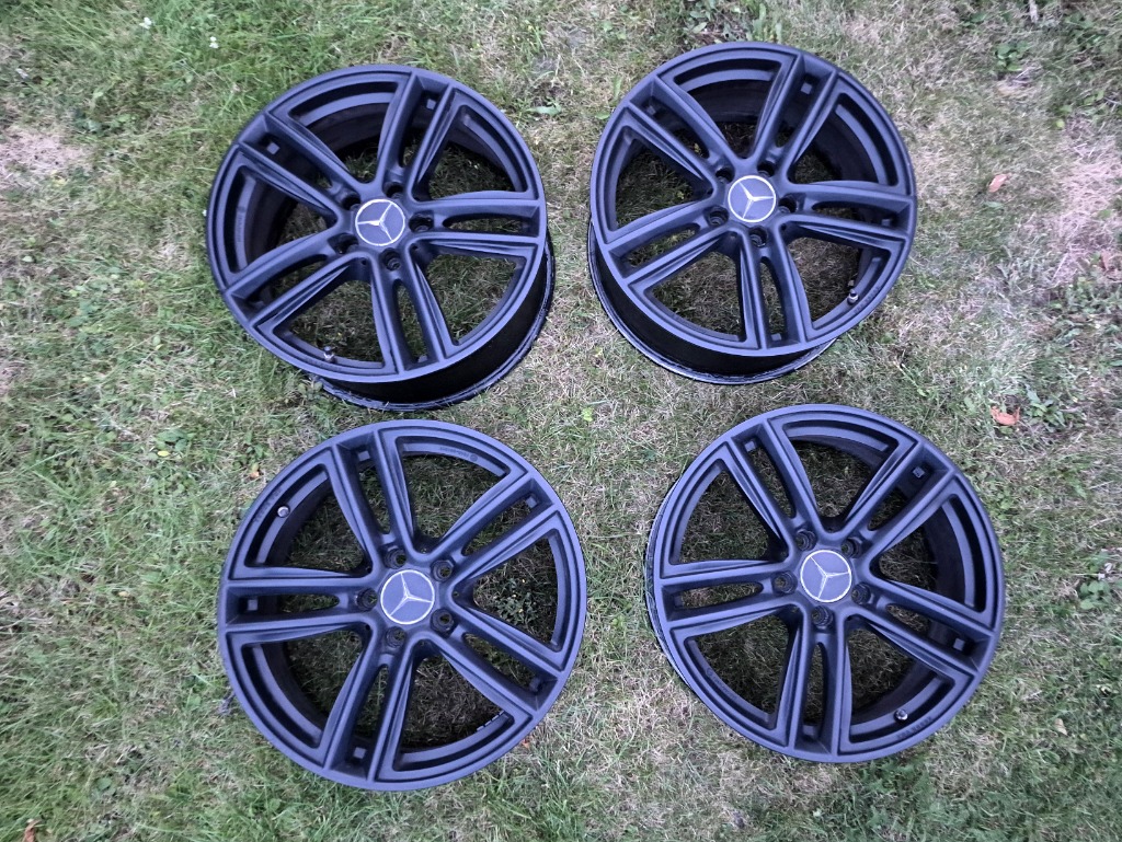 ДИСКИ АЛЮМІНІЄВІ ЧОРНІ KBA 50802 18 ДЮЙМИ MERCEDES A, CLA, W176, X117 