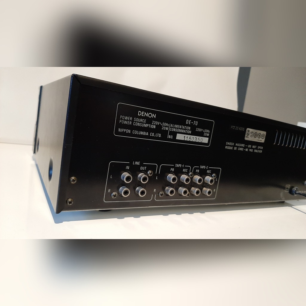 Denon DE70 Korektor ,equalizer High Endowy Szczecin Licytacja na