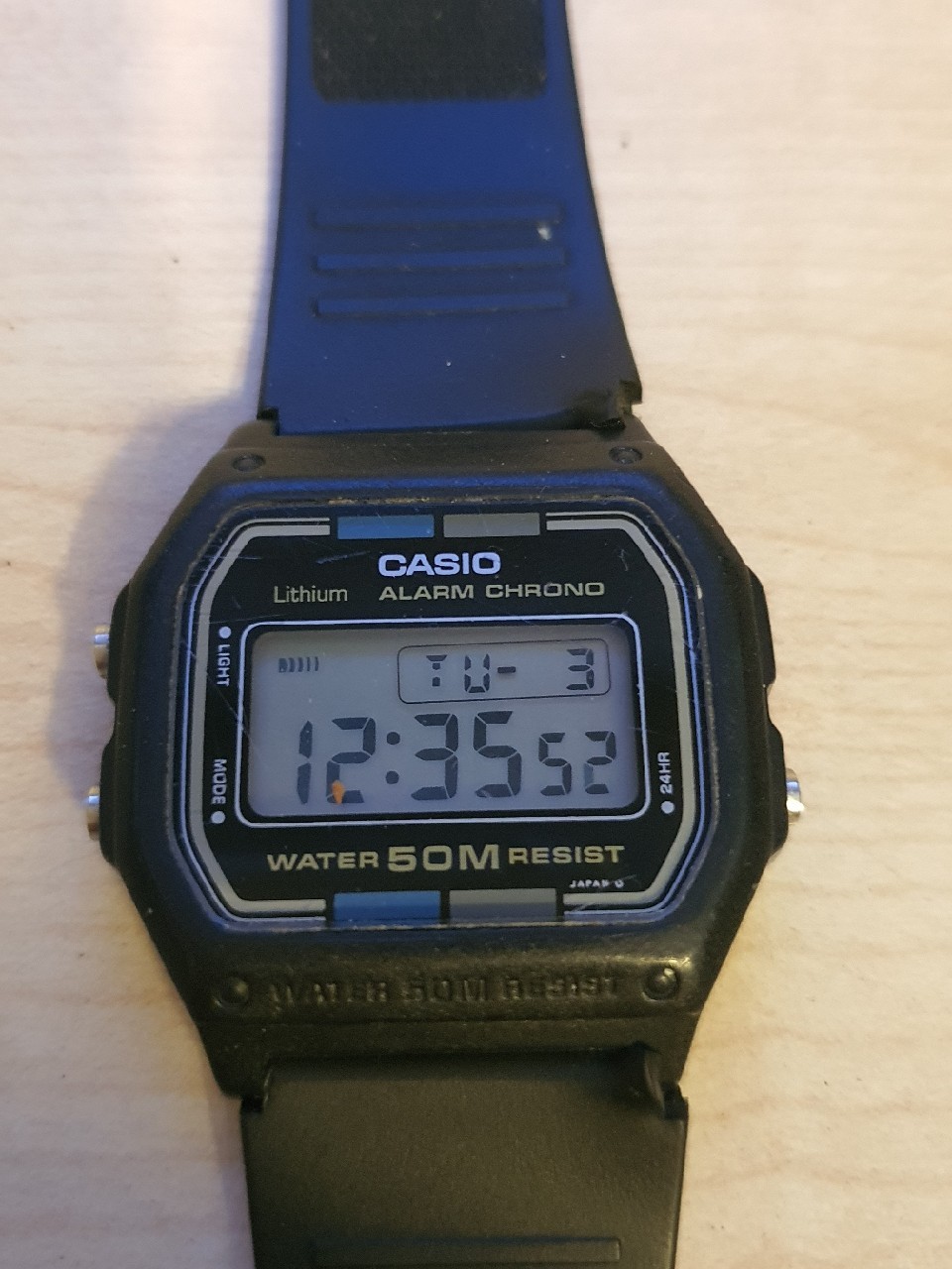 カシオ カシオ ウェーブセプター 2736 WVA-105H 電波ソーラー ブルー