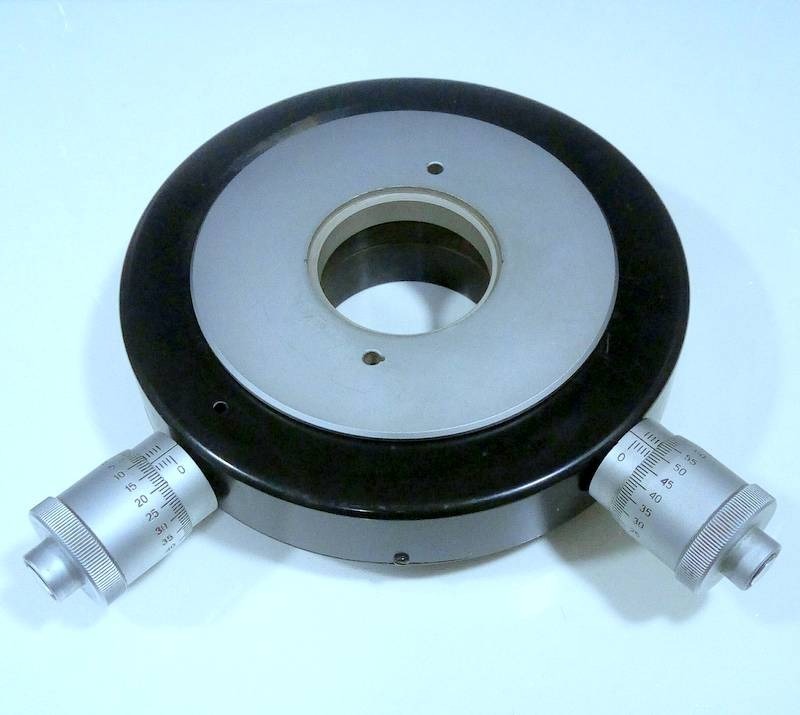 Stolik mikroskopowy mikrometryczny 0,01mm | Leszno | Kup teraz na ...