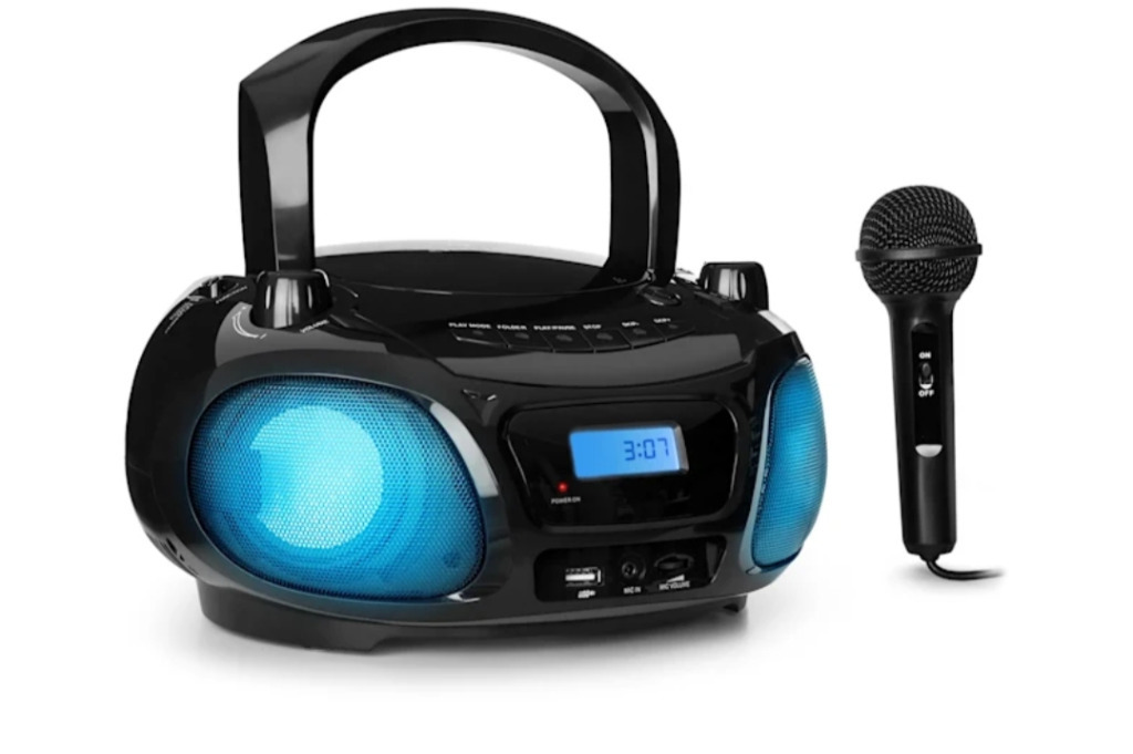 Boombox z Mikrofonem Karaoke CD Radio UKF AUNA Werchrata Kup teraz