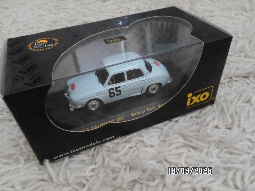 Renault Dauphine Police Paris 1962 1/43 - Ixo CLC162 Miniature Occasion