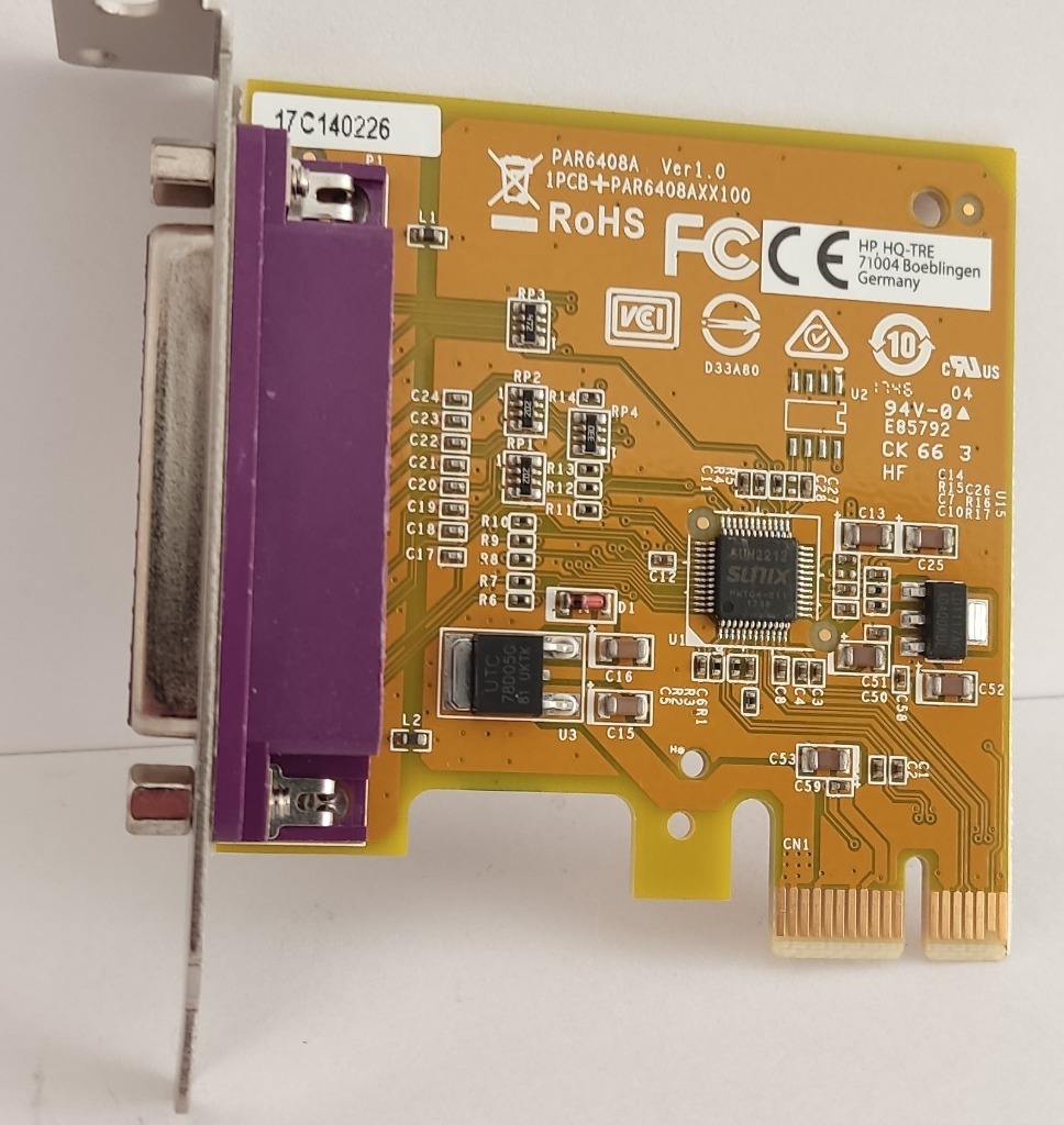Parallel Port Card PCIex1 kontroler LPT1 Szczecin Kup teraz na Allegro Lokalnie