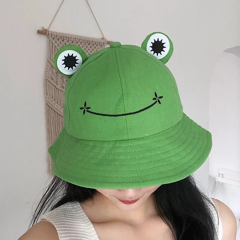 Kapelusz rybacki bucket hat uniseks żaba frog Chiny Kup teraz na