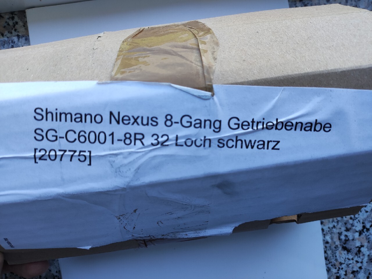 Nexus Achseinheit 184mm SG-C6001-8R - Fahrradnabe Ersatzteil