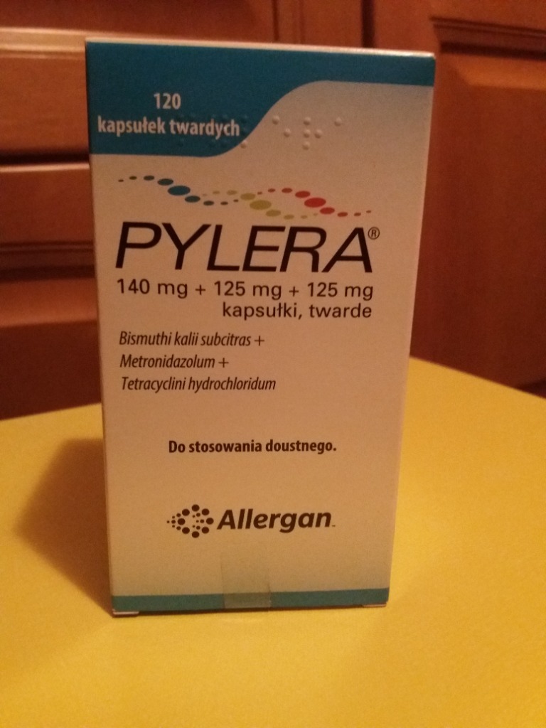 Pylera 120 szt lek na helicobakter pylori Poznań Kup teraz na
