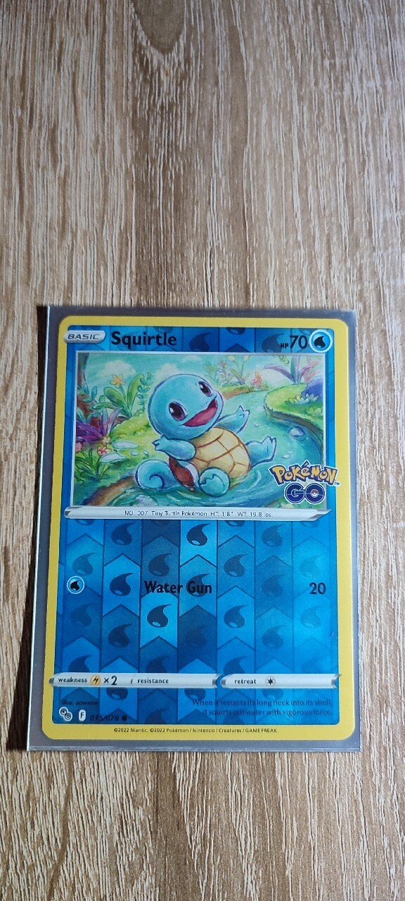 Karta Pokemon Squirtle reverse pokemon go Gniezno Kup teraz na