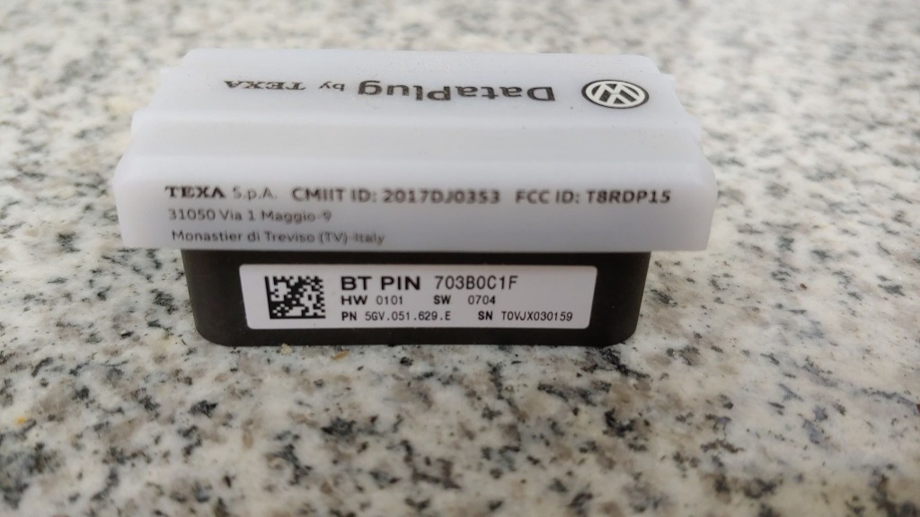 Dataplug by texa volkswagen