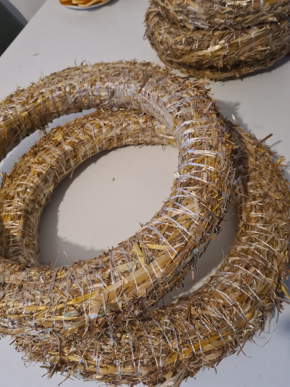 Wieńce że słomy 25 cm, słomiane podkłady, okręgi | Świdnica | Kup teraz ...