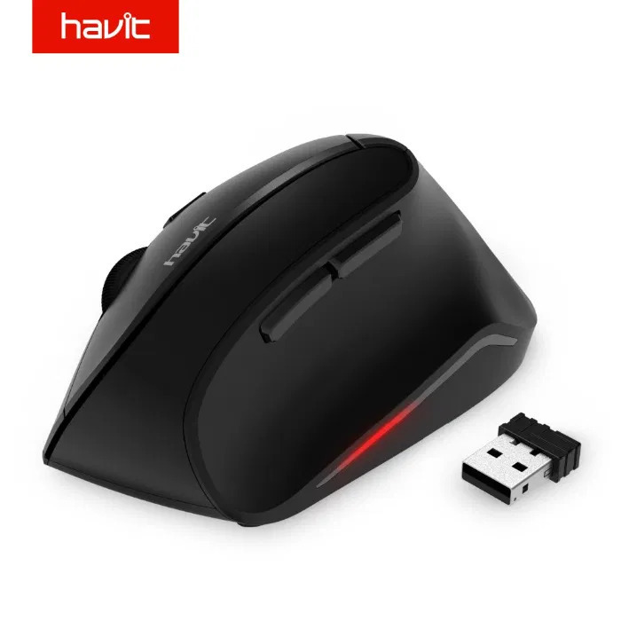 bezprzewodowa mysz, optical vertical mouse, Havit - Kup teraz za: 37,00