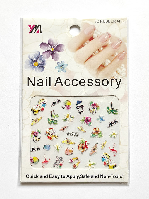 Naklejki na paznokcie YM Nail Accessory A203 Lato Sokołów Małopolski