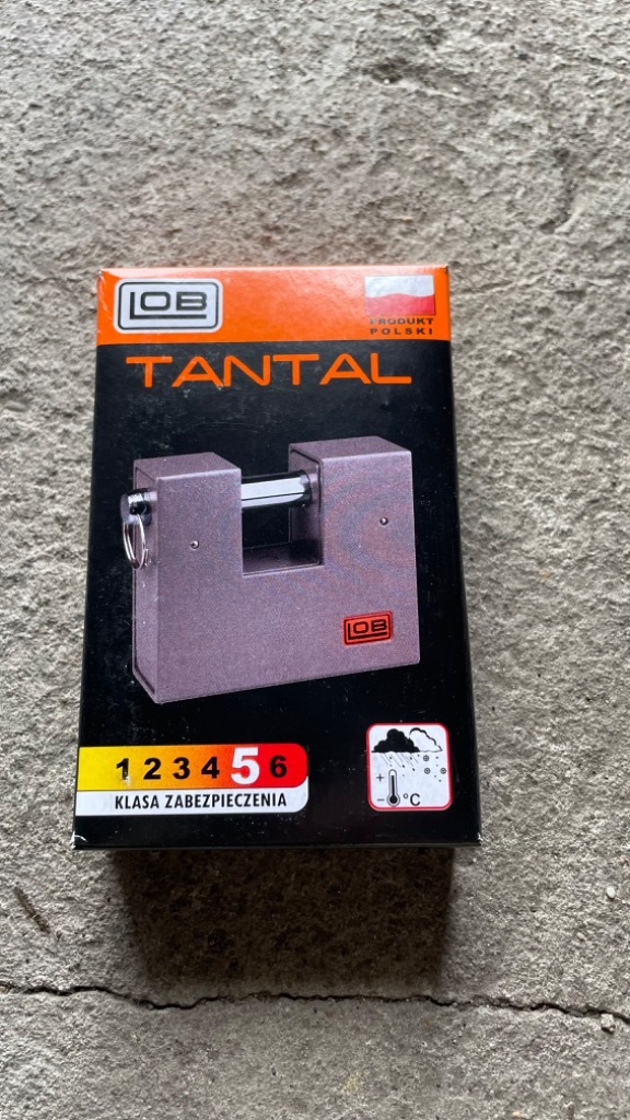 Kłódka trzpieniowa TANTAL LOB Warszawa Kup teraz na Allegro Lokalnie