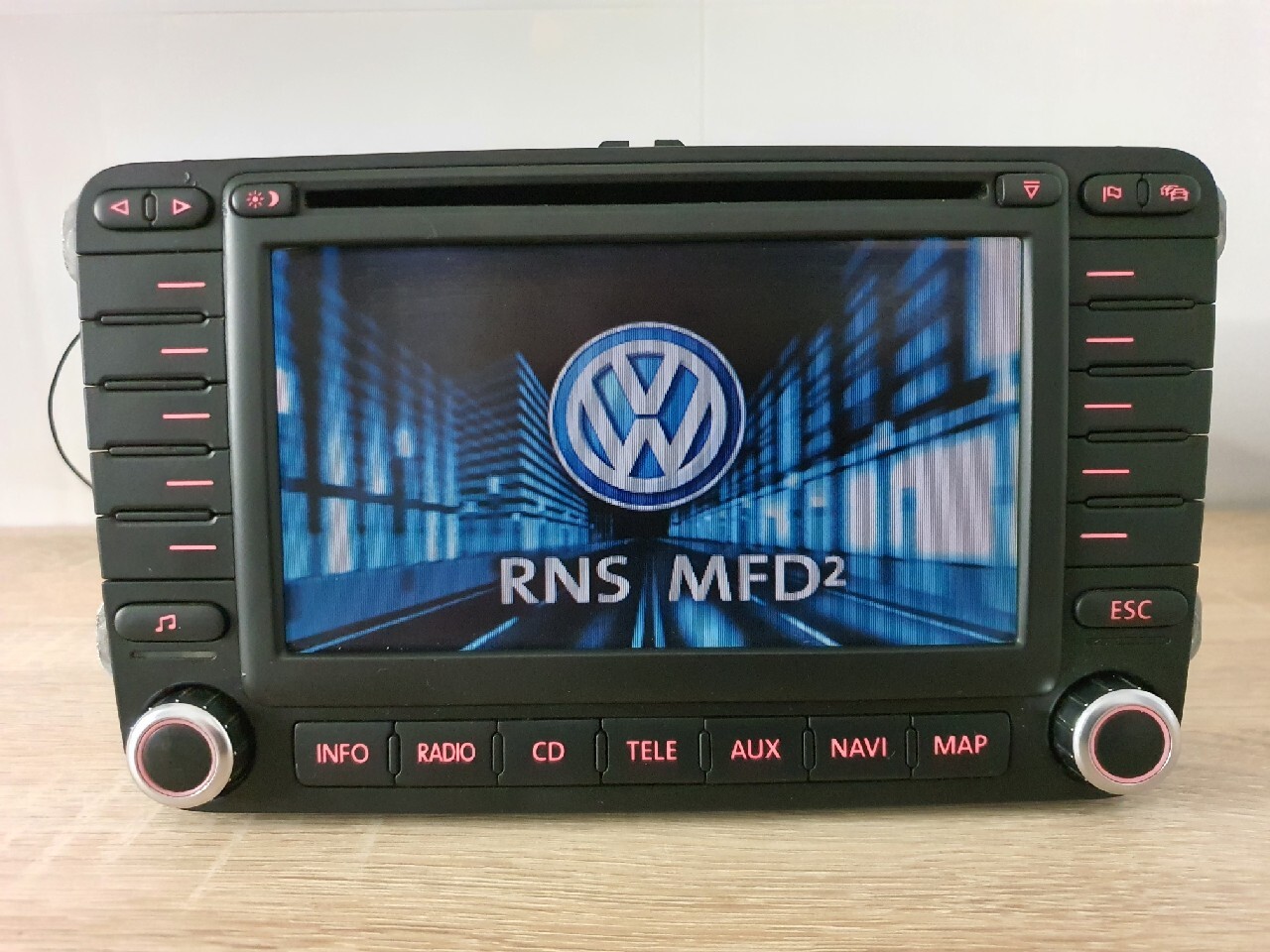 Radio VW RNS MFD2 + kod PL AUX Passat b6 Golf 5 Parzymiechy Kup