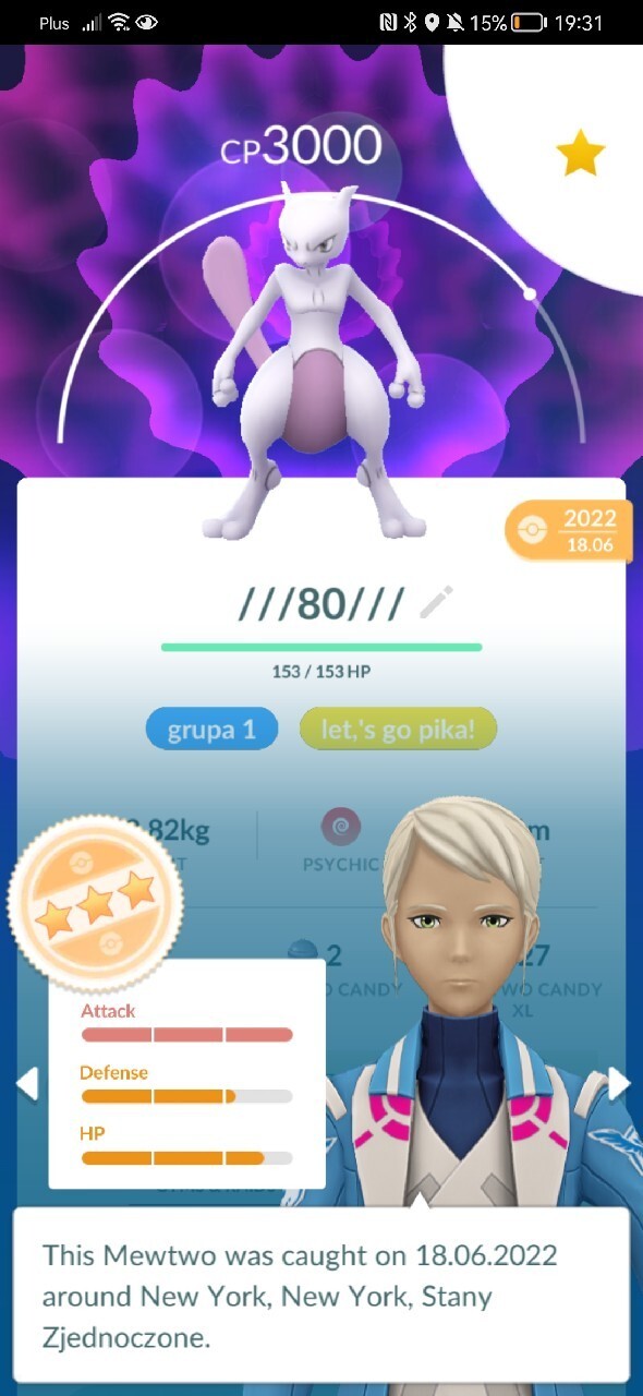 Mew two Pokemon go silny Kraśnik Kup teraz na Allegro Lokalnie