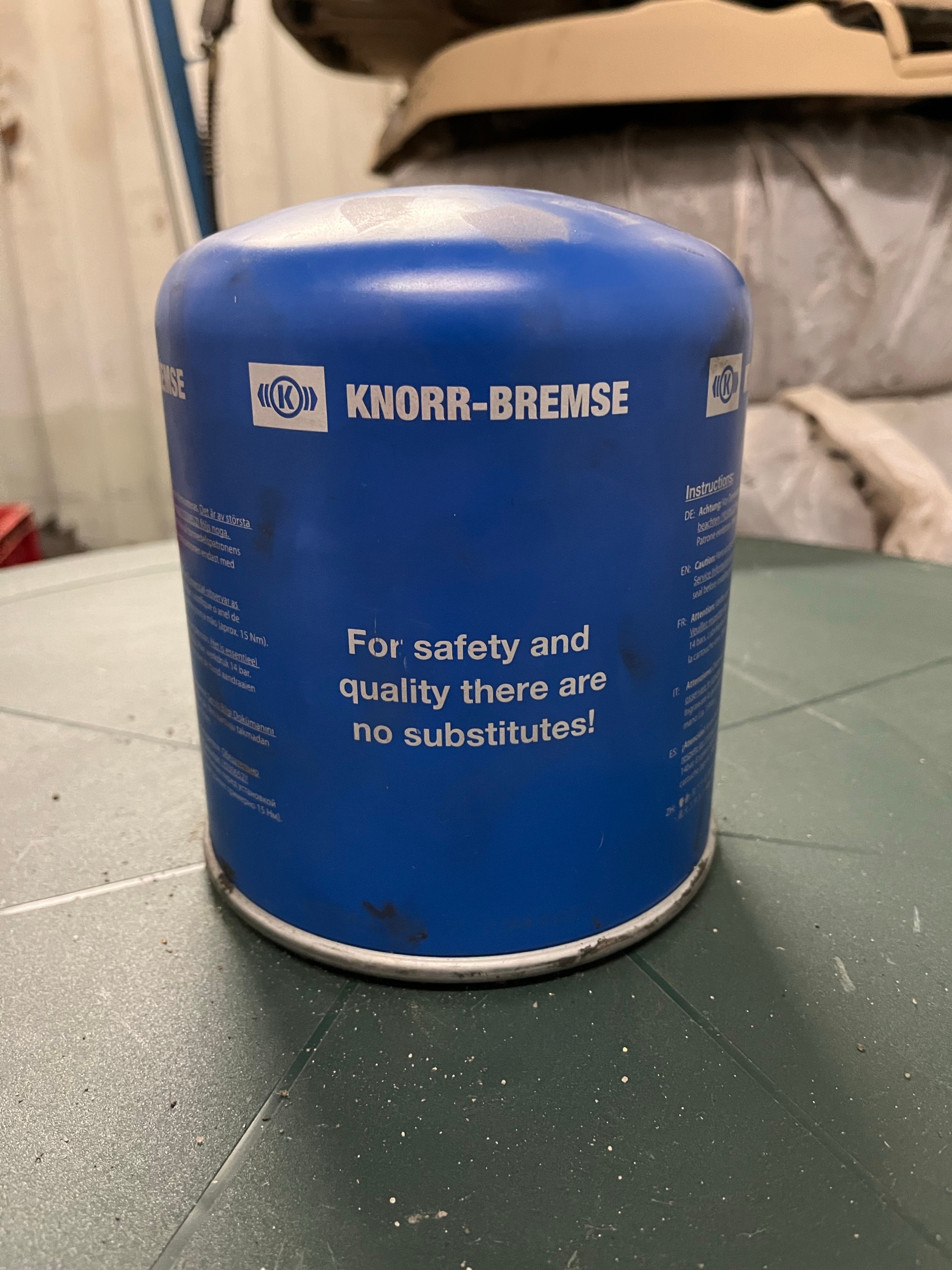 KNORR-BREMSE II40100F M39X1,5-RH – ФІЛЬТР ОСУШУВАЧА POWIETRZA, НОВИЙ 