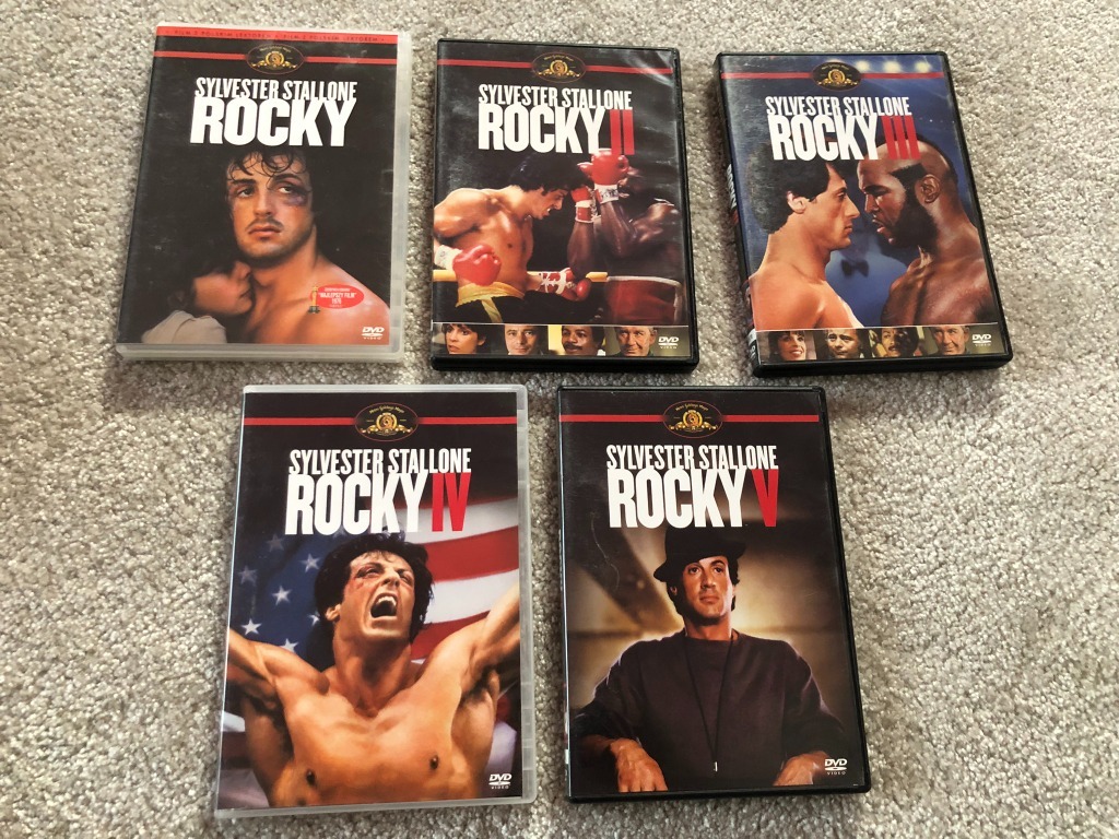 Zdjęcie oferty: Rocky 1,2,3,4,5 DVD Lektor PL