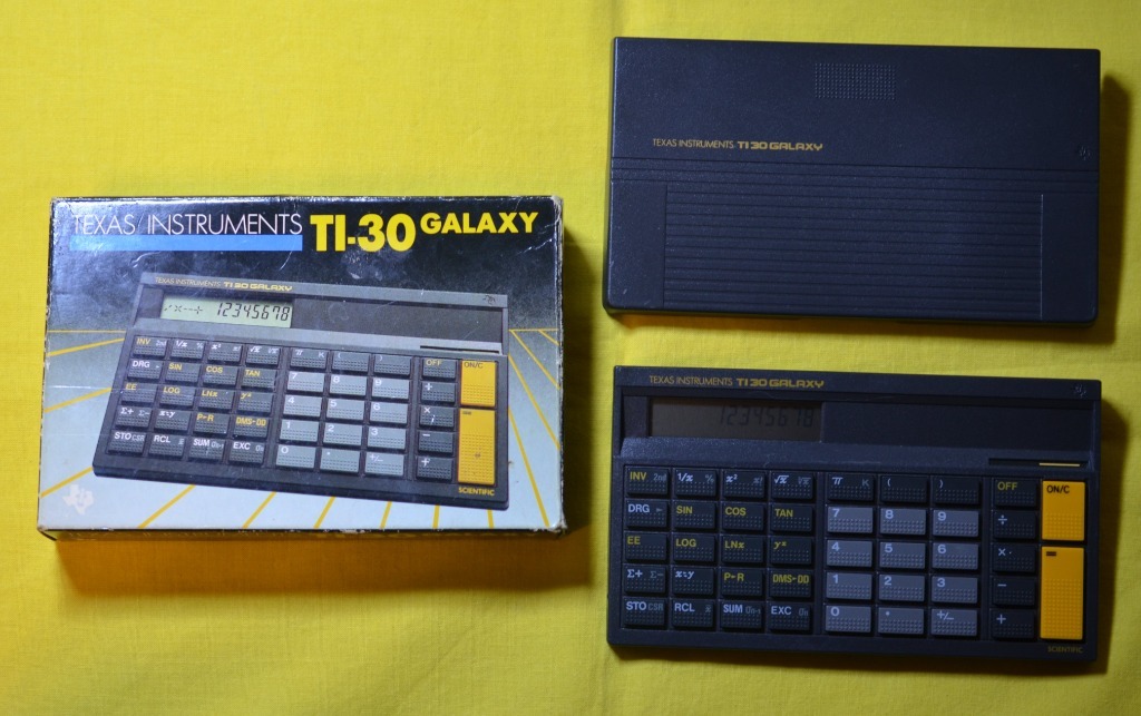 Calculatrice TI-30 Galaxy Texas Instruments vintage 1988 fon