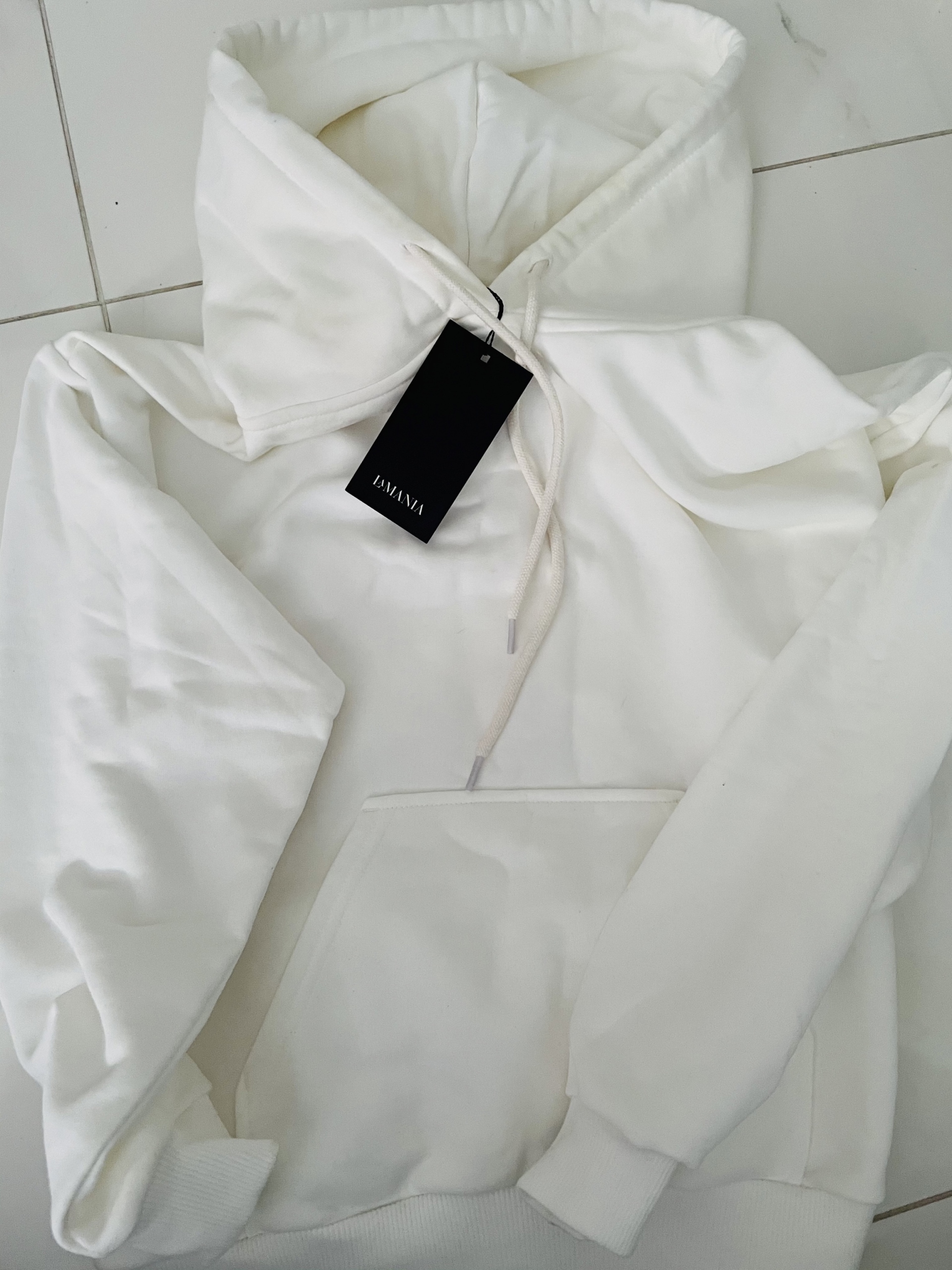 Bluza z kapturem LA MANIA atha cream nowa xs biała Oświęcim Kup