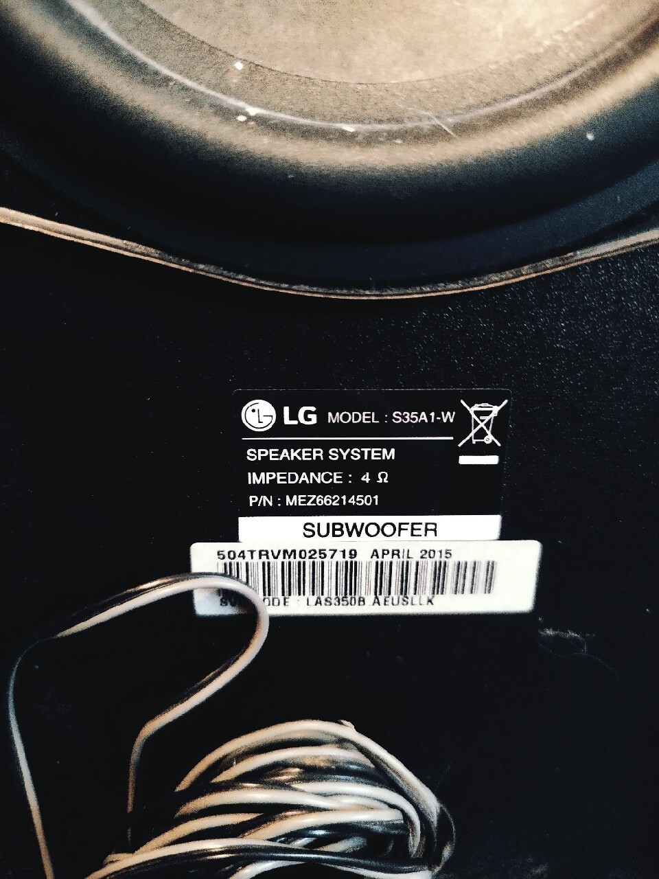Subwoofer LG S35A1W Piaseczno Kup teraz na Allegro Lokalnie