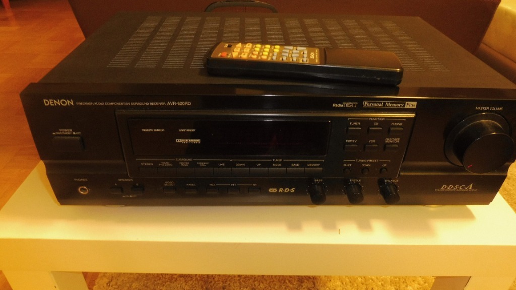 Wzmacniacz Denon AVR600RD, pilot RC, instrukcja Warszawa Kup teraz