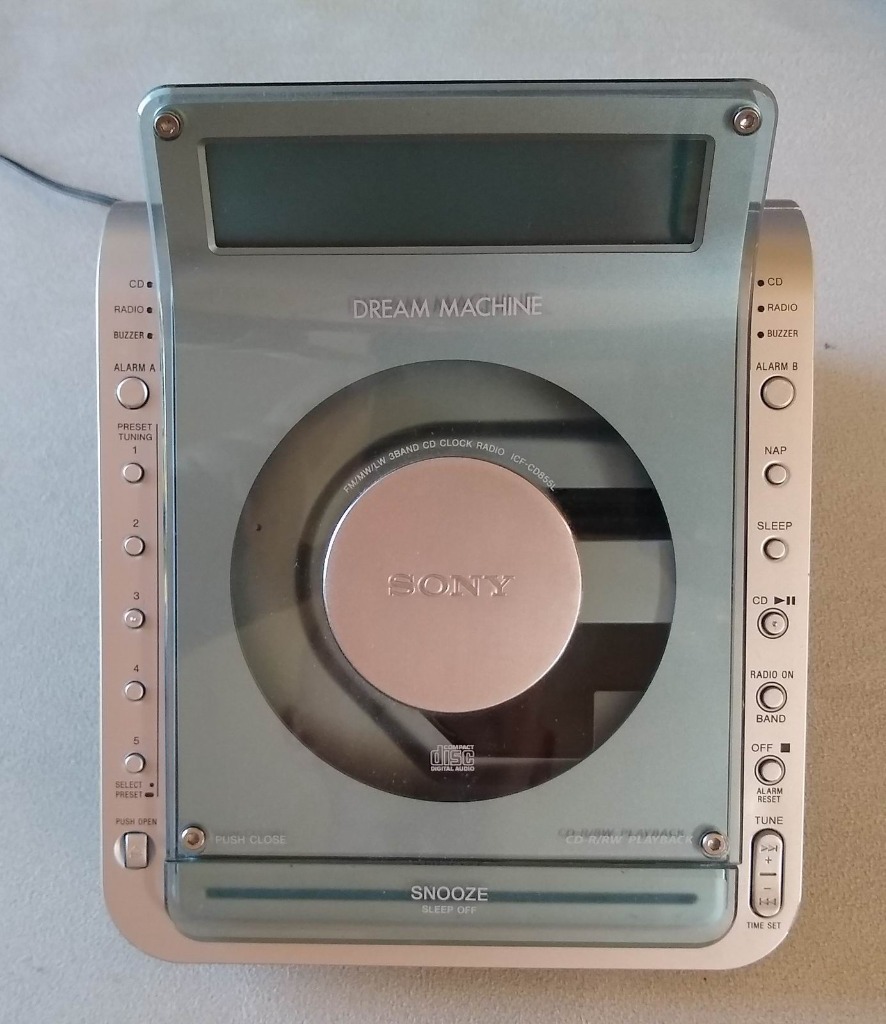 Radio budzik CD Sony Dreammachine ICFCD855L Kraków Kup teraz na