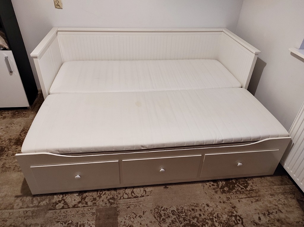 Łóżko Hemnes Ikea + 2 materace 80x200 Transport Rumia Kup teraz na