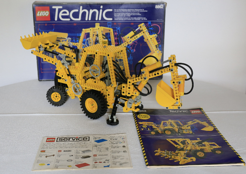 Lego Technic 8862 Backhoe Grader / Koparka Bytów Kup teraz na Allegro Lokalnie