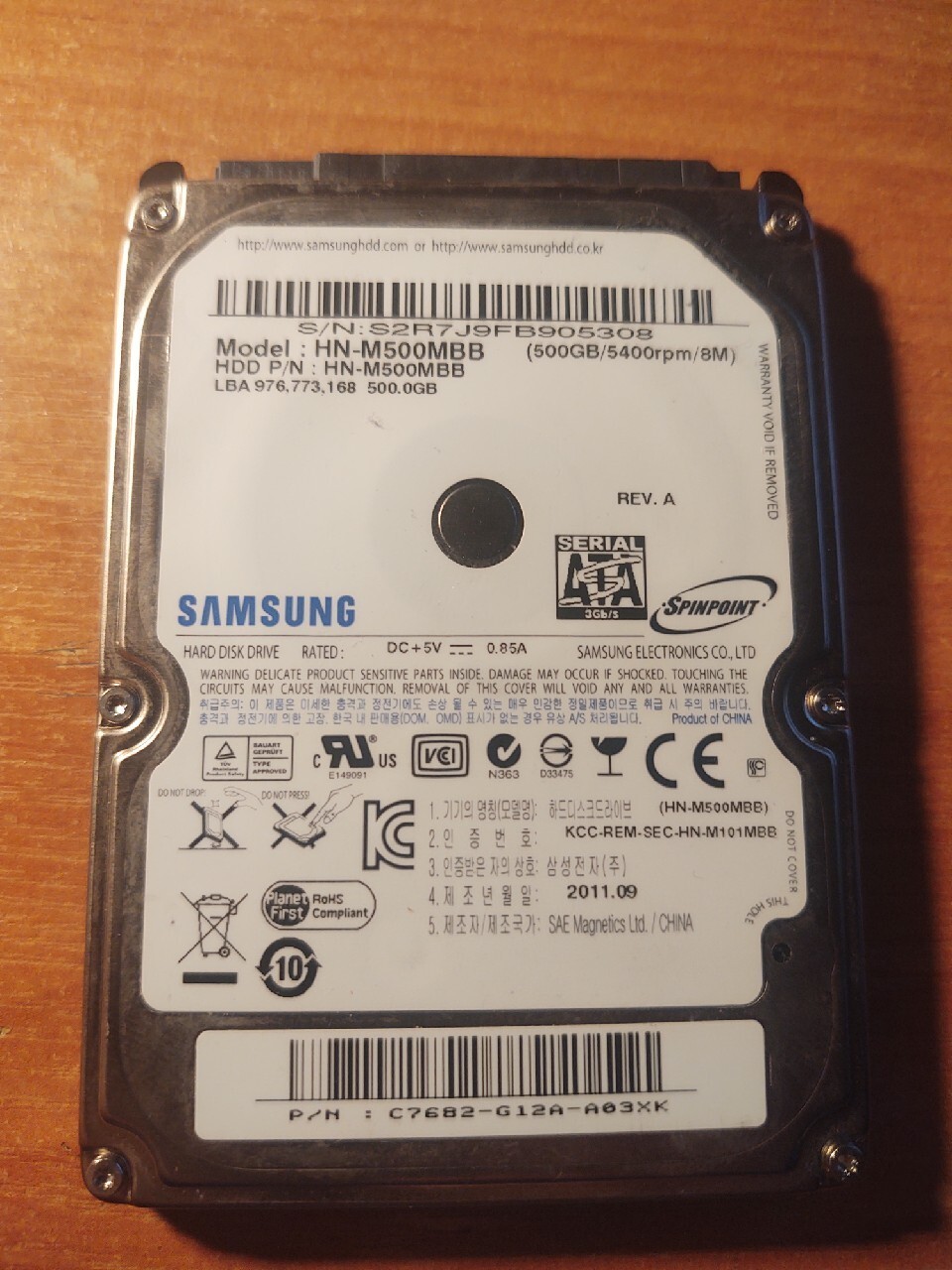 Dysk HDD Samsung hn-m500mbb | Jedwabne | Kup teraz na Allegro Lokalnie