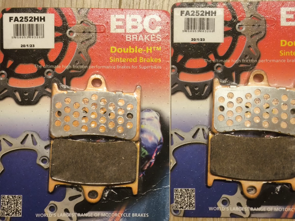КОЛОДКИ ГАЛЬМІВНЕ EBC FA252HH YAMAHA FJR FZ1 FZ6 FZR FZS MT-01 MT-07 MT-09 