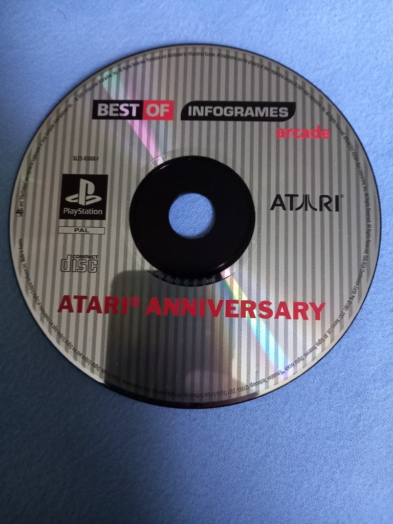 Atari Anniversary Sur PlayStation 1 - Version Allemande, Sans Notice