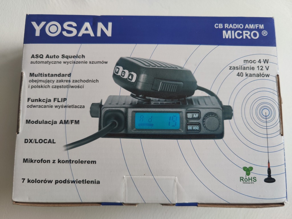 Yosan MICRO Najmniejsze CB radio Kraków Kup teraz na Allegro Lokalnie