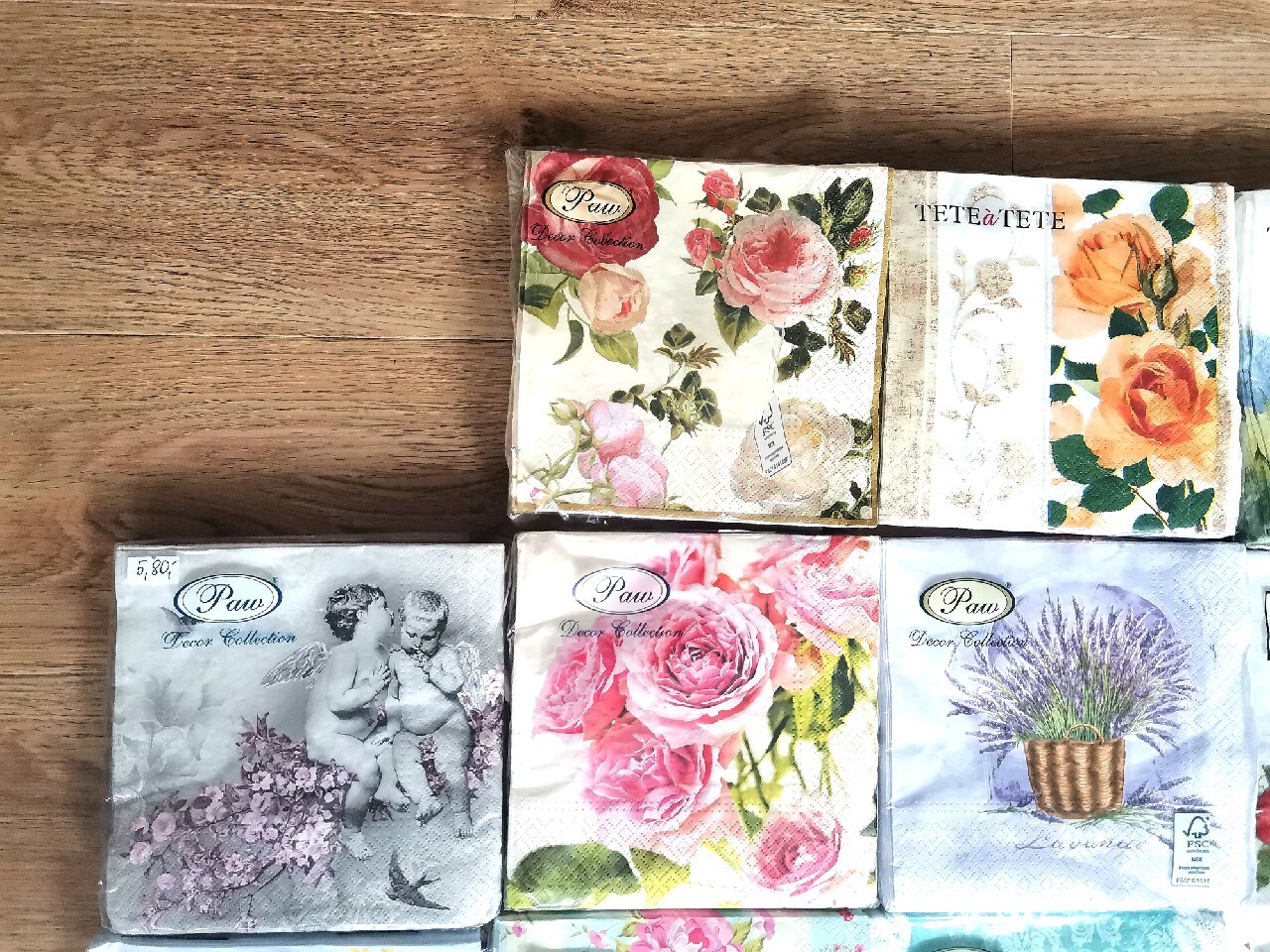 Zestaw 400 szt. serwetek do Decoupage hurt 20 op. Warszawa Kup