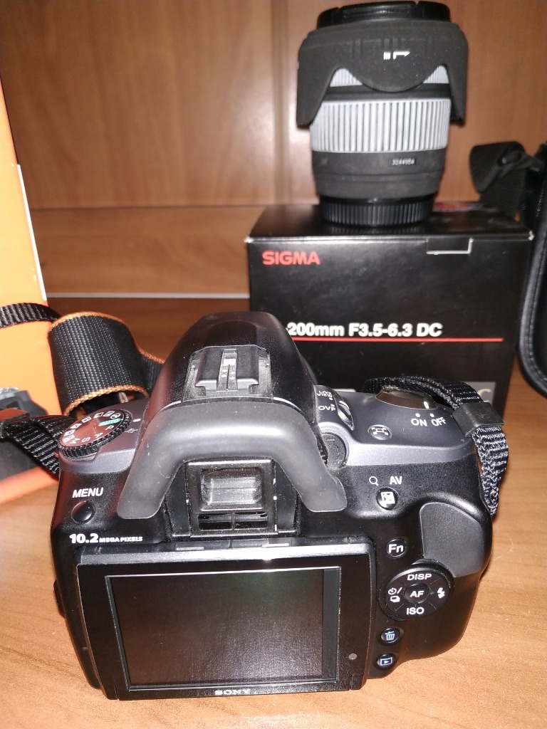 Lustrzanka Sony Alfa DSLRA330L dwa obiektywy Gostyń Licytacja na