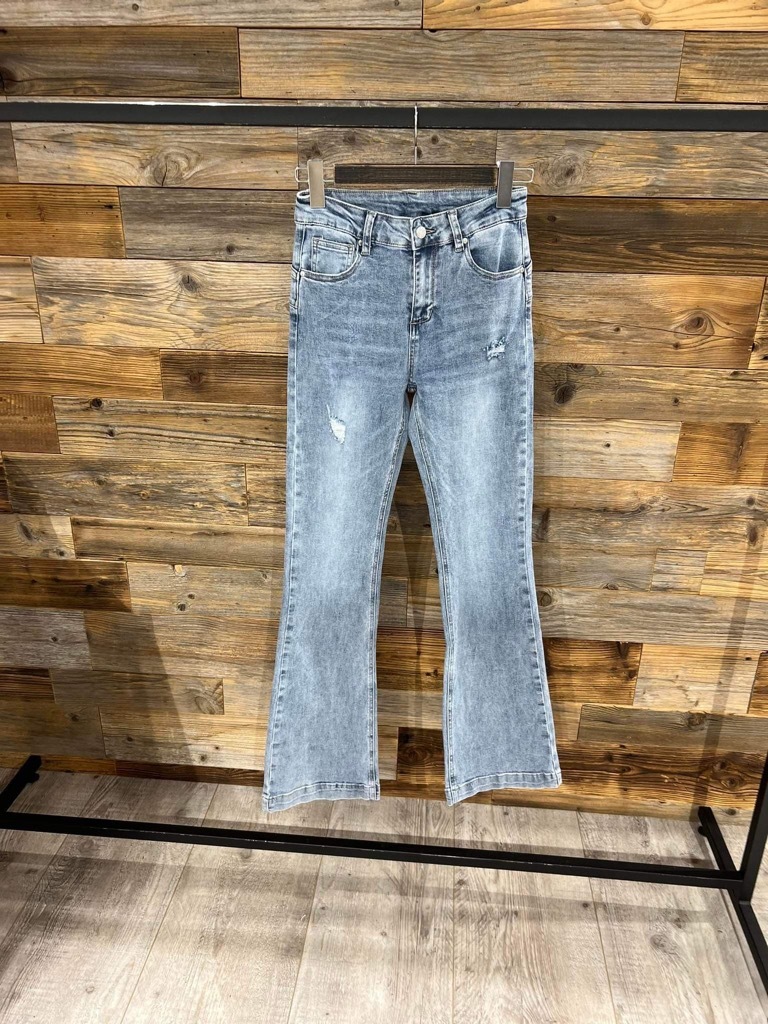 Jeansy by o la la dzwony Xs nowość Szczecin Kup teraz na Allegro