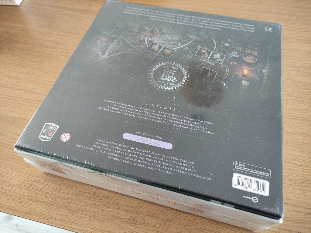 Gra Planszowa Brass Birmingham Kickstarter unikat Sławin Ogłoszenie