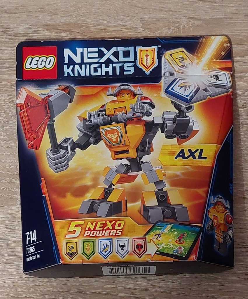 LEGO NEXO Knights Battle Suit Axl 70365 NOWY | Kraków | Kup teraz na ...
