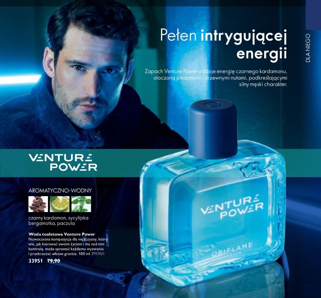ORIFLAME Woda toaletowa Venture Power | Kozienice | Kup teraz na ...