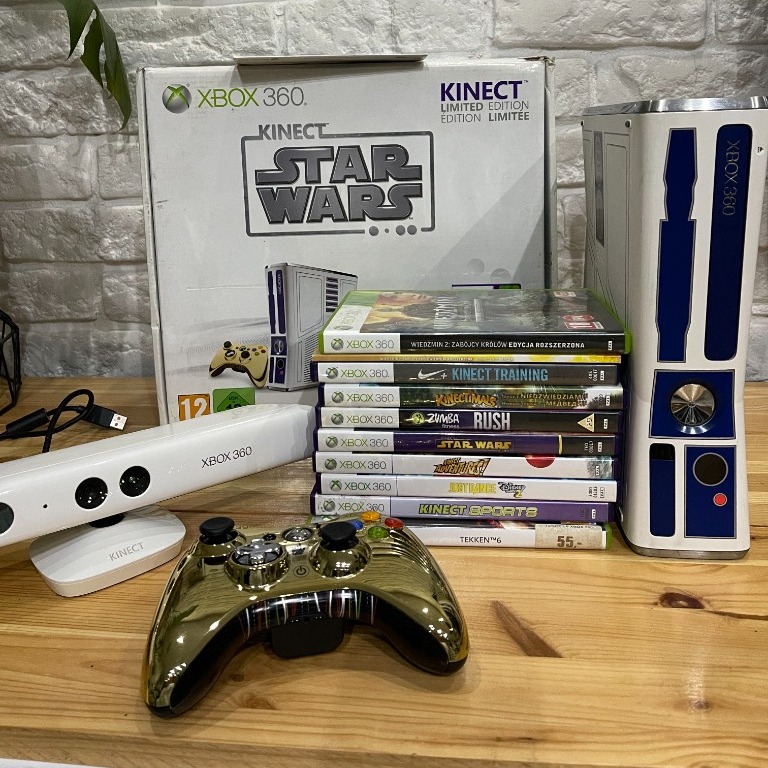 Konsola Xbox 360 Kinect Star Wars + 9 gier | Zawiercie | Kup teraz na  Allegro Lokalnie