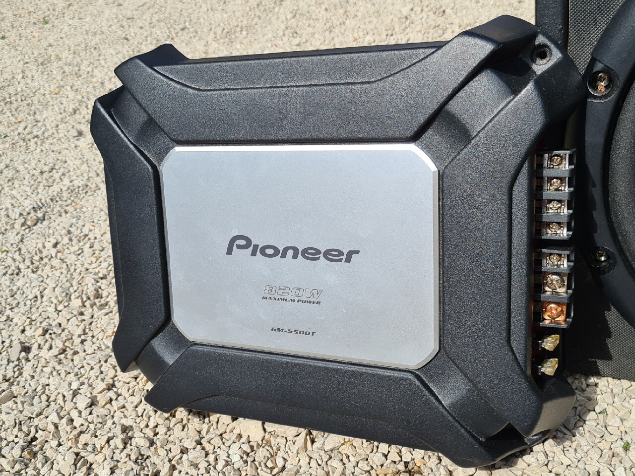 Skrzynia+Wzmacniacz Pioneer GM5500T+Champion 10" Pasturka