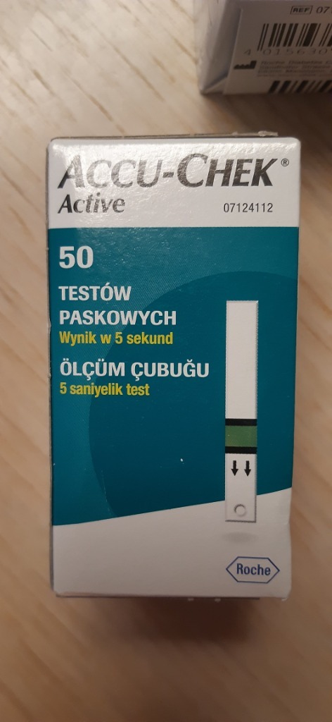 Accu-Chek Active test paskowy 50 sztuk 5 opakowań | REDA | Kup teraz na ...